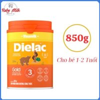 [Date 12.2026] Sữa bột Dielac Alpha Gold 3 Lon 850g (cho trẻ từ 1 - 2 tuổi)
