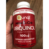 date 12/27 - Bổ tim mạch Mega Coq10 Ubiquinol 100mg 120 viên Qunol từ Mỹ