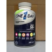 date 1/26 - One A Day Men's 50+ chai 200 viên từ Mỹ - Bổ sung vitamin cho đàn ông trên 50 tuổi