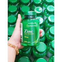 date 1/27 - Viên Uống Bổ Sung Kẽm Zinc 50mg Puritan's Pride (Zinc Gluconate) chai 250 viên Mẫu Mới Của Mỹ