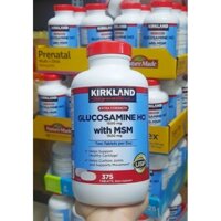[date 1/27]  - Viên uống Glucosamin HCL 1500mg With MSM 1500mg glucosamine Kirkland 375 Viên