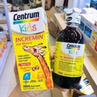 {Date 2023} Siro Cho Trẻ Biếng Ăn Centrum Kids Incremin Iron Mixture Úc 200ml