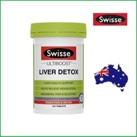 [Date: 2023] VIÊN UỐNG BỔ GAN VÀ GIẢI ĐỘC GAN SWISSE LIVER DETOX - 120 VIÊN - Xuất xứ Úc