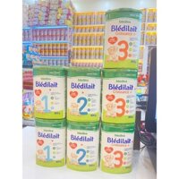 (Date 2024) Sữa bột Bledilait Bledina Pháp số 123 hộp 900g