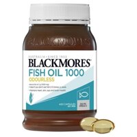 [DATE 2024] Viên uống dầu cá không mùi Blackmores Odourless Fish Oil 1000mg 400 Capsules