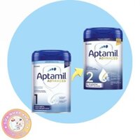 [Date 2025] Combo 2 hộp Sữa Aptamil Anh số 1, 2,3 nhập khẩu chính ngạch có tem phụ 800g