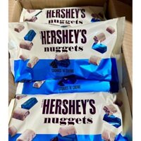 Date 2025 Kẹo Socola Hershey’s Nuggets Cookies ‘N’ Creme White Chocolate 344g
