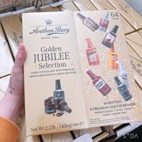 DATE 2025 - KẸO SOCOLA NHÂN R.ƯỢU ANTHON BERG (HỘP 64 CHAI)