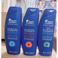 (date 2025) mẫu mới Dầu gội Head and Shoulders của Mỹ 2 in 1 chống gàu và dưỡng ẩm tóc 400ml