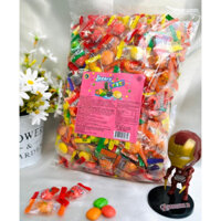 DATE 2025- SỈ Thùng 16 gói (16 kg) Kẹo Mềm Trái Cây Fruitti - Lazery Fruitti, Fizzler Yogurt Candy gói 1kg