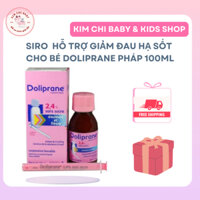 [DATE 2025] Siro Hổ Trợ Giam Dau Ha Sot Cho Trẻ Doliprane - Pháp 100ml