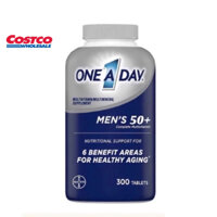 [Date 2025] Viên uống ONE A DAY FOR MEN 50+ chai 300 viên