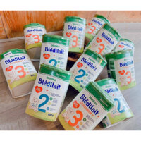 (Date 2025)Combo 6 hộp Sữa bột Bledilait số 123 cuả Pháp hộp 900g