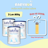 [DATE 2026] [Combo 3 lon] Sữa dê Kabrita Hà Lan số 1 cho trẻ - Lon 800g