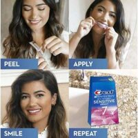 DATE 2026] Dành Cho Răng NHẠY CẢM| Miếng Dán Răng Làm Trắng Răng tại nhà Crest 3DWhitestrips Sensitive