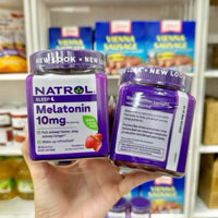 [Date 2026] Kẹo dẻo hỗ trợ ngủ ngon Natrol Melatonin 10mg