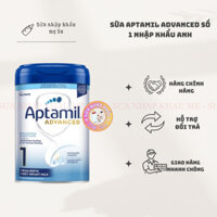 [Date 2026] Sữa Aptamil  Anh số 1 nhập khẩu chính ngạch có tem phụ 800g (0 - 6 tháng)