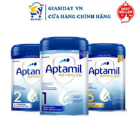 [Date 2026] Sữa Aptamil Advanced UK Anh Quốc Số 1,2,3 - Sữa Bột Công Thức 800g