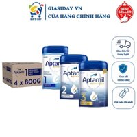 [Date 2026] [Thùng] Sữa Aptamil Advanced UK Anh Quốc Số 1,2,3 - Sữa Bột Công Thức 800g