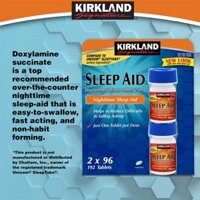 Date : 2026 - Viên Uống Hỗ Trợ Cải Thiện Giấc Ngủ Kirkland Signature Sleep Aid Doxylamine Succinate 25mg 96 Viên