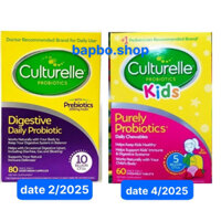 [Date 2026] Viên uống hỗ trợ hệ tiêu hoá (Men vi sinh) Culturelle Probiotic