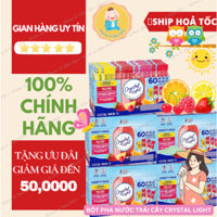 [Date 2026][Chính Hãng][Mỹ] Bột pha nước trái cây CRYSTAL LIGHT thơm ngon