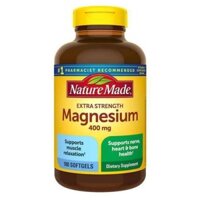(date 2026)Viên uống bổ sung Magie Nature Made Magnesium 250mg- 400mg 180v - Shop Songna
