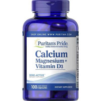 [Date 2026]Viên Uống Puritan's Pride Calcium Magnesium+ Vitamin D3 Hỗ Trợ Chắc Khỏe Xương Khớp
