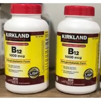 《Date 2027》 B12 5000mcg KIRKLAND usa chai 300 viên