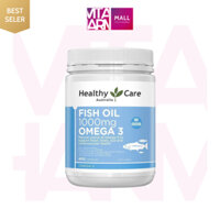 [DATE 2027 - BILL ÚC] Dầu Cá Tự Nhiên Fish Oil Healthy Care Omega 3 1000mg 400 viên
