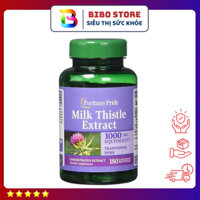 Date 2027 Bổ gan Milk Thistle Extract Puritan's Pride 1000mg 180 viên