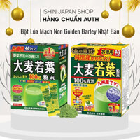 (Date 2027) Bột Lúa Non Vàng 46 gói Golden Barley Nhật Bản/ Bột lúa mạch non Grass Barley