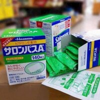 [Date 2027] Cao Dán Giảm Đau Salonpas Hisamitsu Nội Địa Nhật Bản Hộp 140 miếng,bong gân bầm tím vận động nhiều