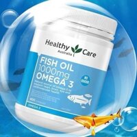(Date 2027) Dầu Cá Omega 3 Fish Oil Healthy Care Omega 3 1000mg 400 viên-Ali sức khỏe