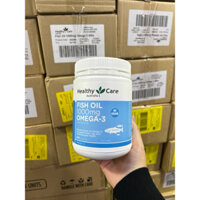 (Date 2027) Dầu Cá Omega 3 Fish Oil Healthy Care Omega 3 1000mg 400 viên