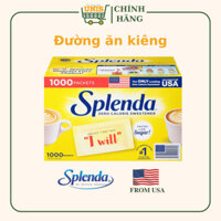 [Date 2027] Set 100 gói Đường ăn kiêng Splenda cho người bệnh tiểu đường, ăn kiêng, DAS, Sweetener Sugar Replacement