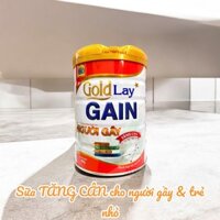 [Date 2027] Sữa tăng cân Goldlay Gain lon 900g Dành cho người gầy, trẻ suy dinh dưỡng, phù hợp mọi lứa tuổi