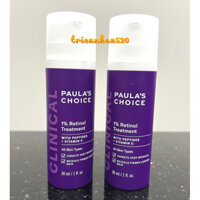 (Date 2027) Tinh Chất Retinol Giảm Nếp Nhăn, Nám & Chống Lão Hóa Paula's Choice Clinical 1% Retinol Treatment 1.0