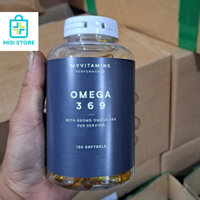 (date 2027) Viên uống bổ sung Omega 369 Myvitamins 120 viên ( 369 Myvitamins UK - Anh Quốc)