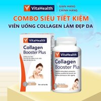[Date 2027 - VITAHEALTH COMBO] Viên Collagen VitaHealth Collagen Booster Plus Bổ Sung Collagen Làm Đẹp Da, Chống Lão Hóa