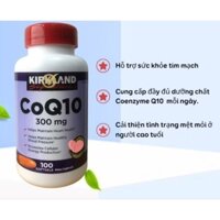 《Date 2027》Kirkland Coenzyme Q10 300mg Chai 100 viên