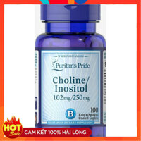 (Date 2027)Puritans pride Choline Inositol - Viên uống tăng cường hệ miễn dịch, cải thiện thiếu máu và tim mạch Songna