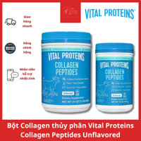 [DATE 2028-29] Bột Collagen thủy phân không vị Vital Proteins Collagen Peptides Unflavored (Hyaluronic Acid + Vitamin C)