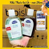 (Date 2028-Bán tại Framacy Úc) Dầu gội chống gàu, nấm, giảm nhờn Redwin Shampoo Coal Tar / Tea tree Úc