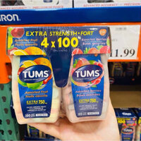 Date 2028 VIÊN KẸO NHAI ĐẦY HƠI TUMS KIRKLAND 100 VIÊN MỸ