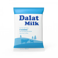 [DATE 20/4/2025] Thùng 48 Bịch Bịch Dalatmilk Sữa Tiệt Trùng Ít Đường / Không Đường / Có Đường 220ml