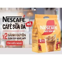 Date 2/2026} Nescafe Sữa đá nhân đôi sánh quyện Túi 25 Gói