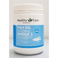 date 2/27 - Dầu cá tự nhiên Fish Oil 1000 mg omega 3 hãng healthy care của Úc hộp 400 viên 1000mg