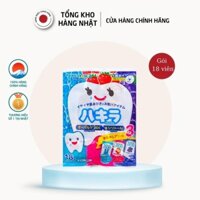 (Date 23.4.2024) Kẹo Ngậm Chống Sâu Răng Cho Bé Mix 3 Vị Beanstalk Nhật Bản (18 Viên/Gói)