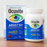 date 3/26 - Viên Bổ Mắt ocuvite Adult 50+ Eye vitamin & Mineral hộp 90 viên mỹ -  cho người trên 50